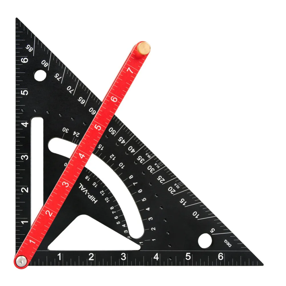 

Aluminum Alloy Triangle Ruler 45 Degree 90 Degree Right Angle Ruler Woodworking Aluminum Alloy Triangle Ruler
