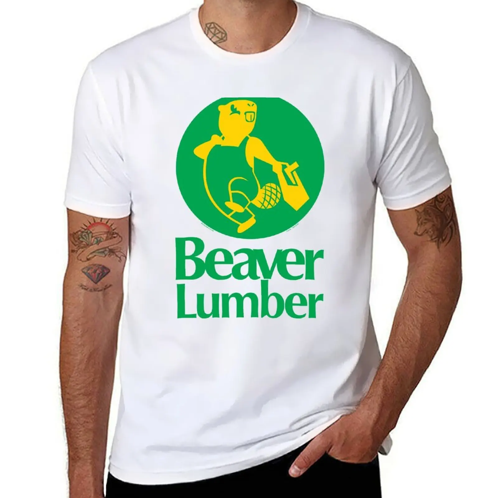 

Beaver Lumber [Roufxis - RB] T-Shirt man t shirt heavy cotton cotton tshirt 100% T-Shirt
