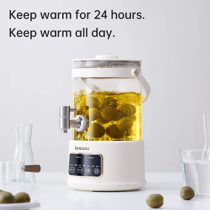 Pote de saúde de torneira, guisado e fervente em um, pote multifuncional de grande capacidade para fazer chá e água fervente