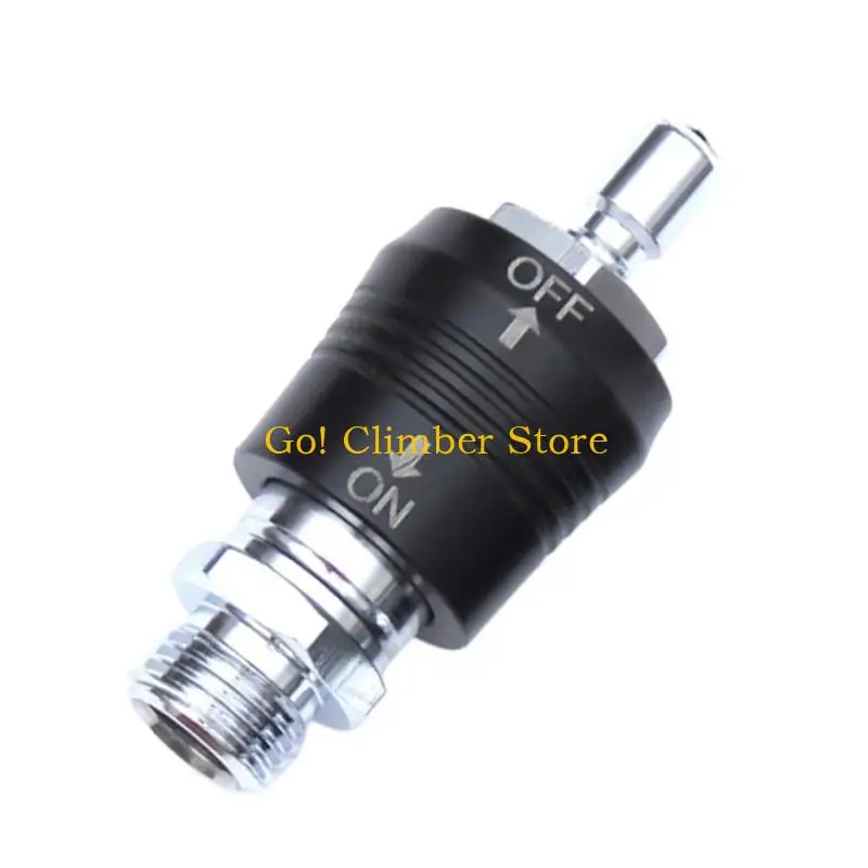 Q84C الغوص منظم محول 9/16 موضوع موصل مع مفاتيح الضغط المنخفض واجهات سريعة دفع صمامات موصل #4