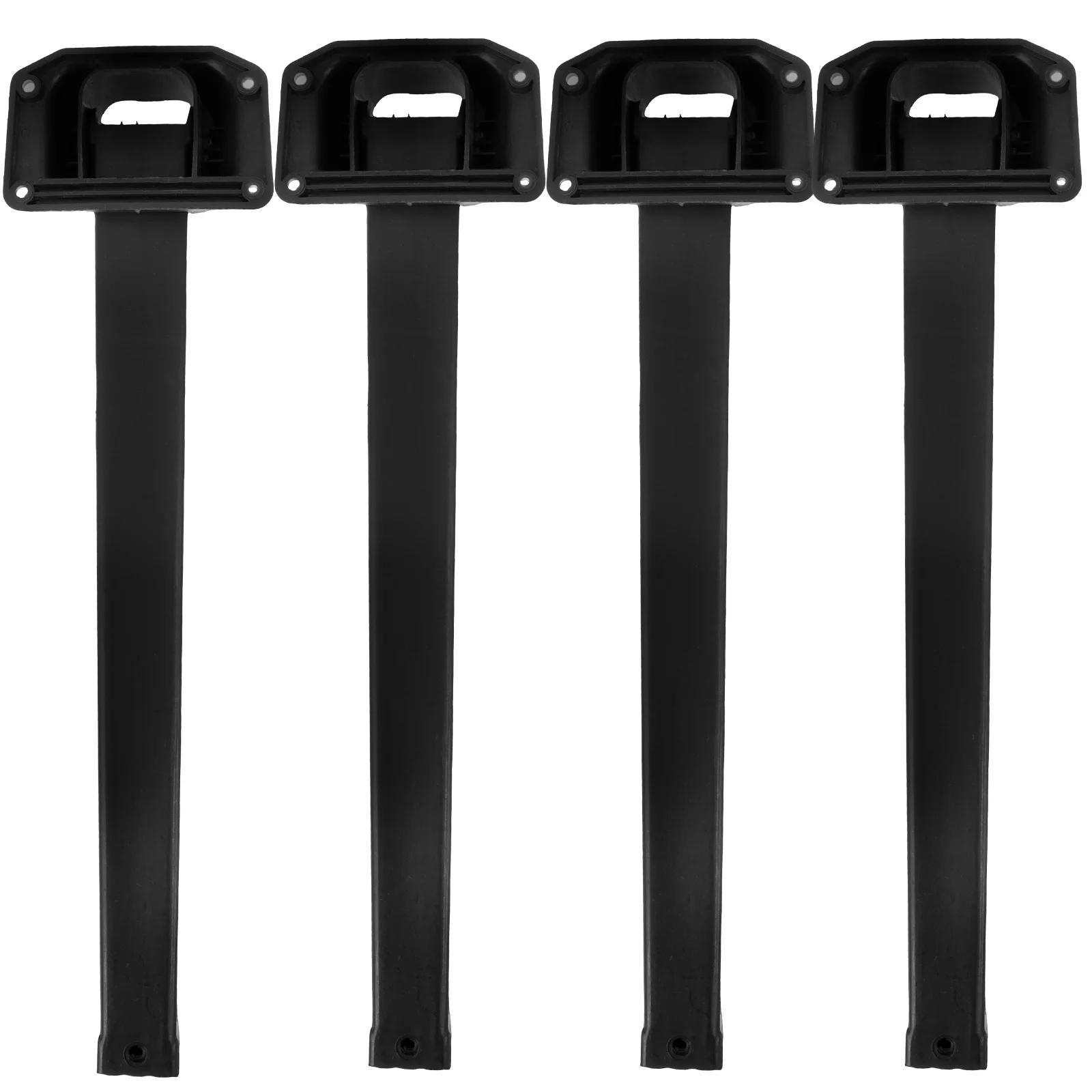 

4Pcs Folding Table Legs Plastic Heavy Duty Foldable Desk Legs Replacement for Computer Desk Office Home Table Support