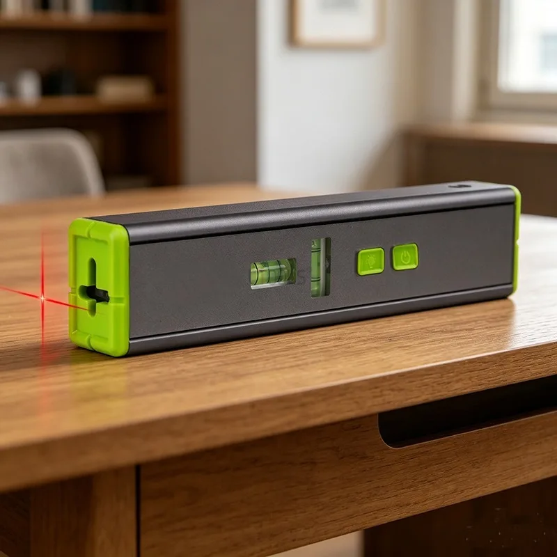 High‑Accuracy Outdoor Bright Laser Level Tool Magnetic Cross‑Line Laser Spirit Level Portable Measuring Gauge for Engineering