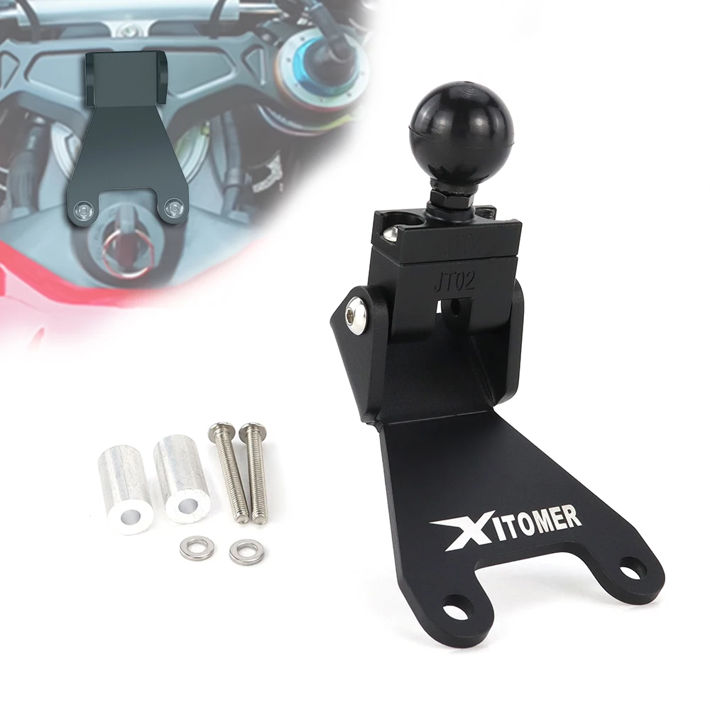 

Motorcycle GPS Mount For Ducati Panigale V2 S V4 S/R/SP2/Superleggera 1299 1199 959 899 Navigation Bracket Adapter Phone Holder