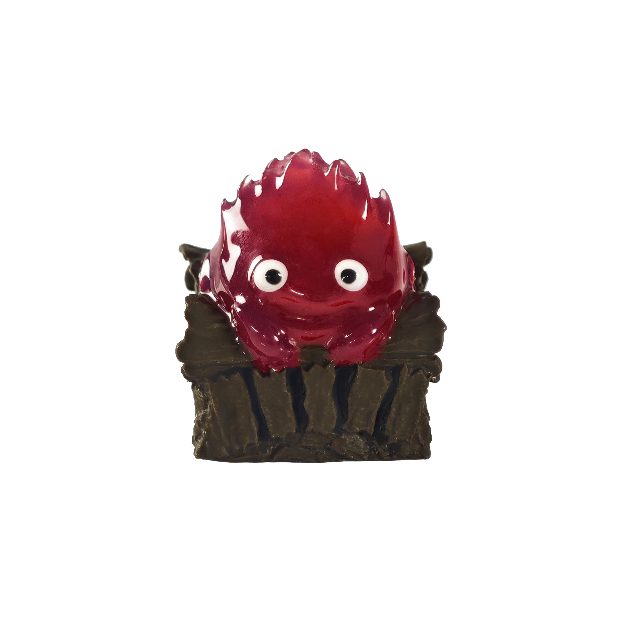 Novelty Artisan KeyCap Cute Flame Demon Elf Custom Handmade Resin Keyboard Cap Key Cap for Mechanical Keyboard Accessories