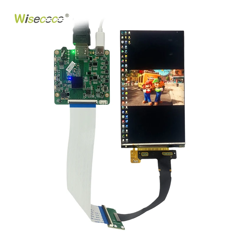 Wisecoco 6 Inch 2560*1440 2k LCD Display Landscape by Default IPS TFT LCD Screen Modules for 3D Printer VR