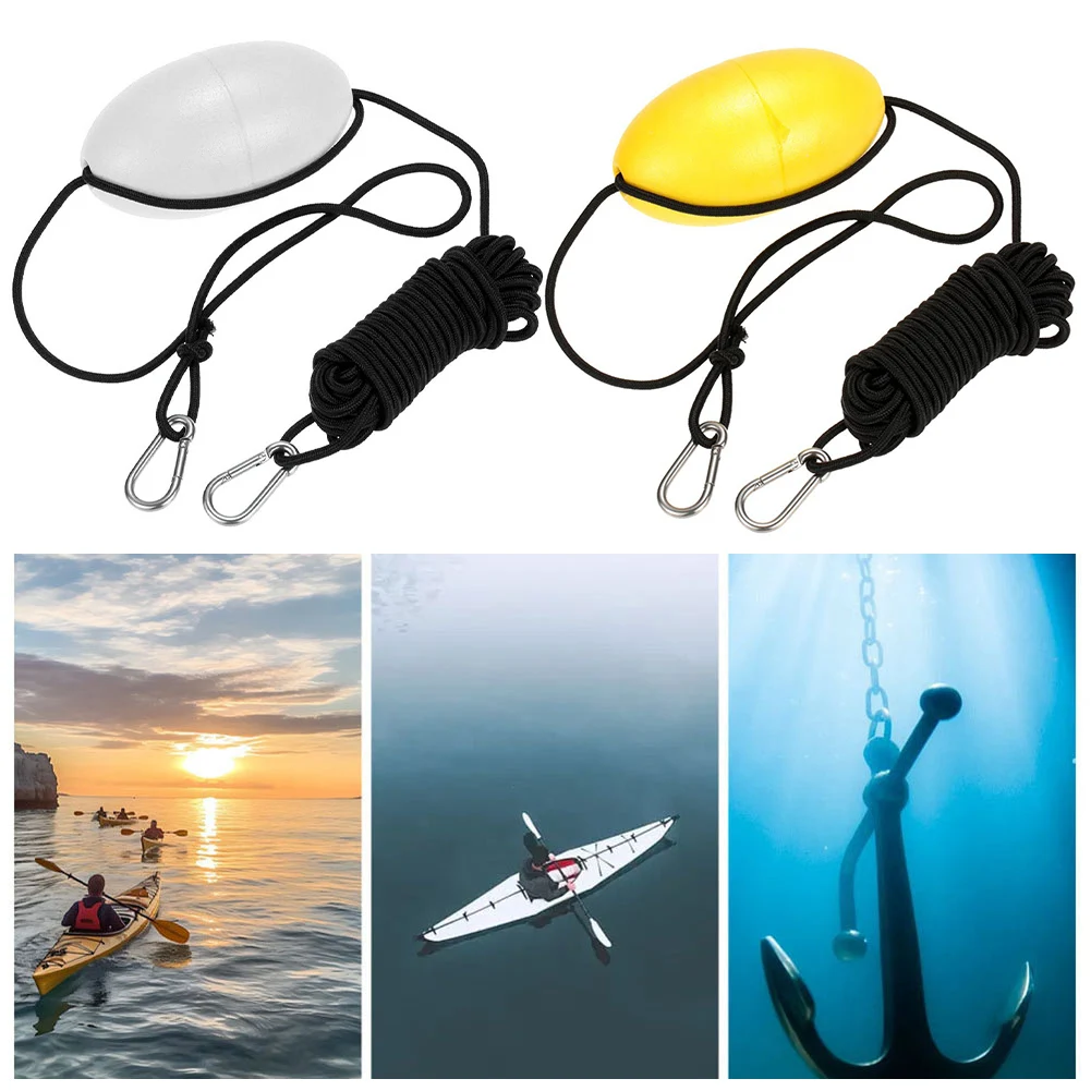 Fishing Boat Anchor Buoy Featuring Weighted Base and 9 8m Anchor Line for Stability on Various Watercraft Types