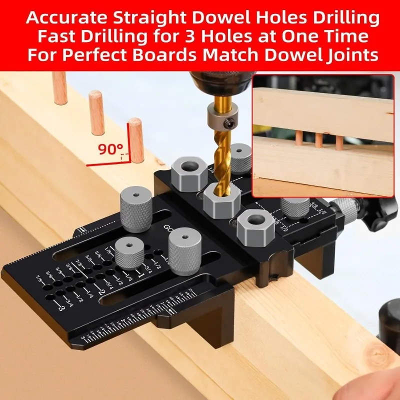 Adjustable Pin Puncher Fixture Kit, Quick Positioning Locator Clamp Set for Drilling and Pin Processing