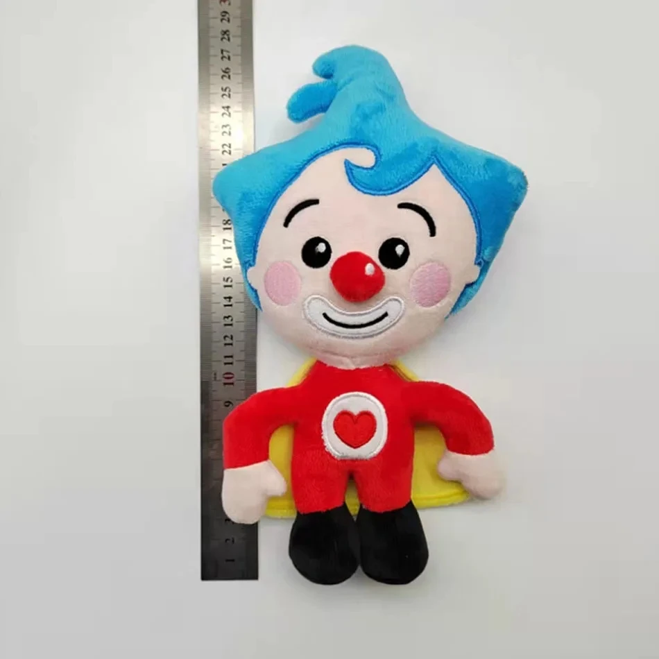 10PCS 25cm Cute  Plim Clown Plush Toy Cartoon Stuffed Plush Doll Animation Figure Plushie Anime Soft Gift Toys for Kids Birthday