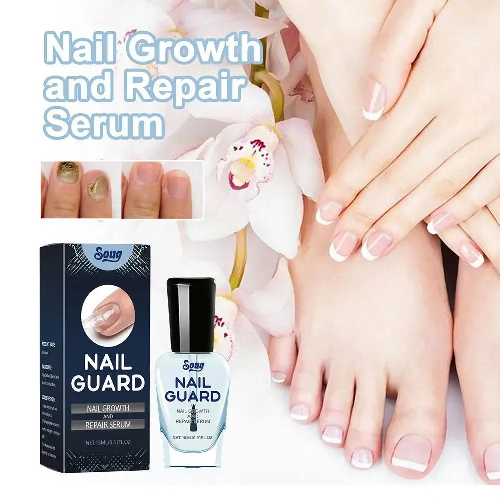 

Nail Repairing Liquid Nail Strengthener Nourishing Cream Soft Shining Nail Repair Serum For Home Finger Toe Nail Care