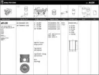 

18-7094400 для поршня + сегмента (81,00 мм STD) AMAROK/мм STD) AMAROK