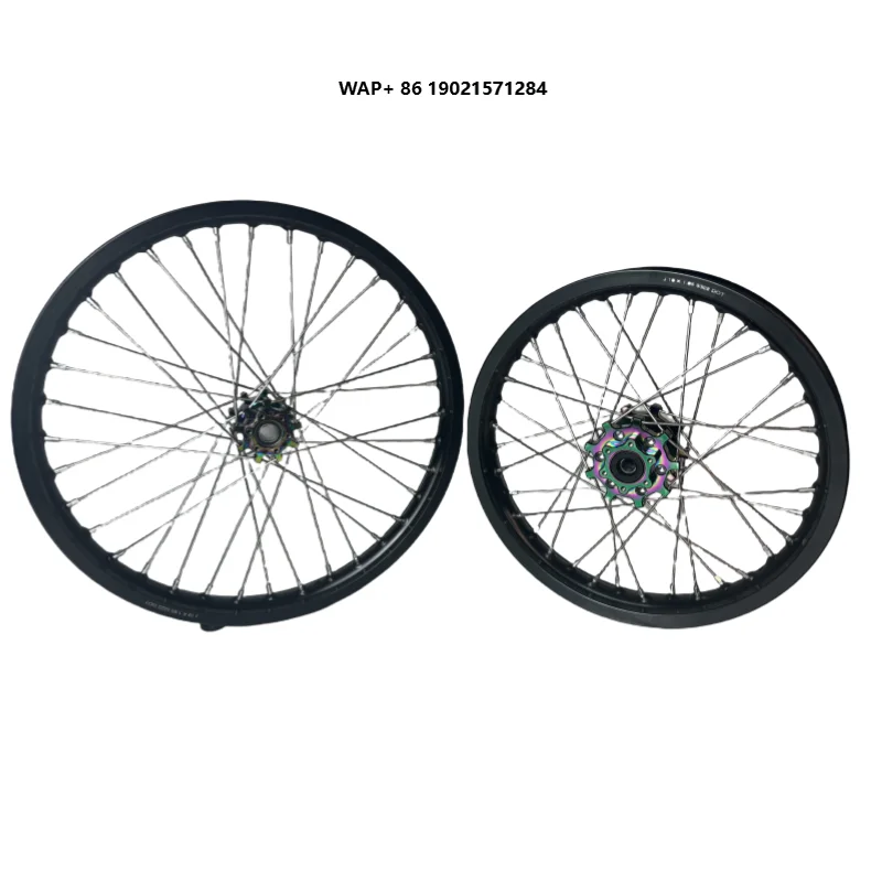 

2024 Factory Hot OEM Electric Dirt Bike LBX 19/16 Motorcycle Accessories Aluminum Alloy for Sur Ron Light Bee Wheels