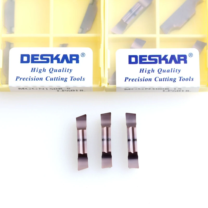 

10 Pcs MGGN150/200/250/300/400/500 R/L-8 LF6018 Oblique Groove Blade 8 Degree CNC Knife Grain