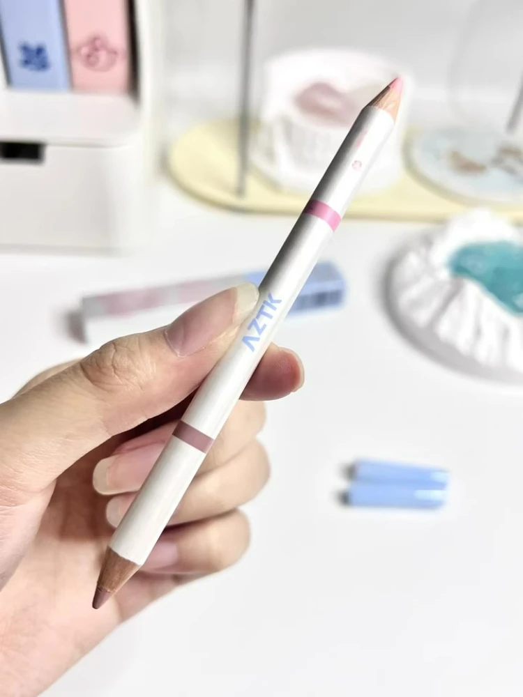 قلم تحديد الشفاه ذو الرأس المزدوج من AZTK يضيء الضوء على كونتور ليس من السهل تلطيخ المكياج #2