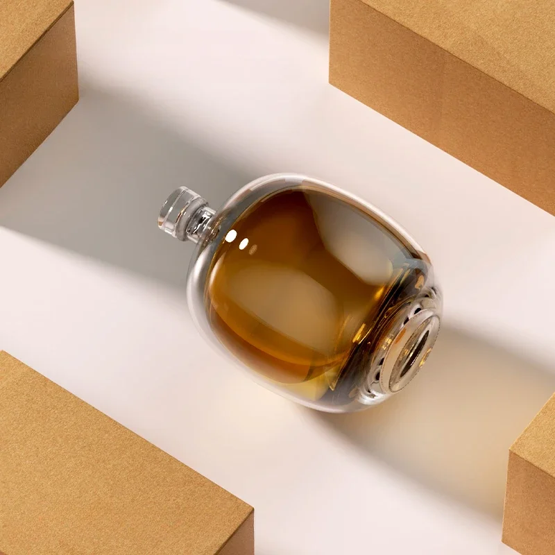 Thickened Glass Bottles Simplicity Household Sealed Special High-end Containers for Brewing Wine Self-brewing Fruit Wine Bottles