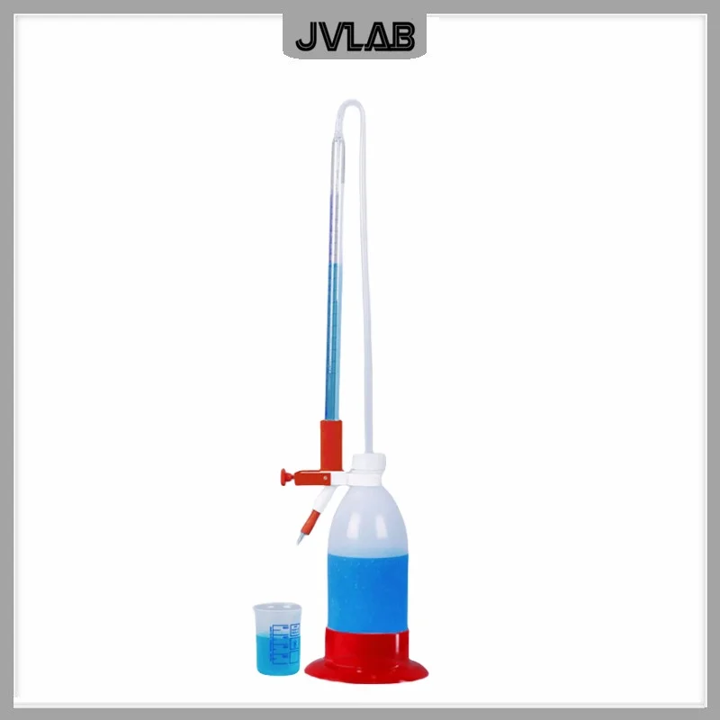 AUTOMATIC BURETTE, acc. To Dr. Schilling Replacement SILBERBRAND, class B, black Schellbach stripe, Bottle PE-LD 25 mL