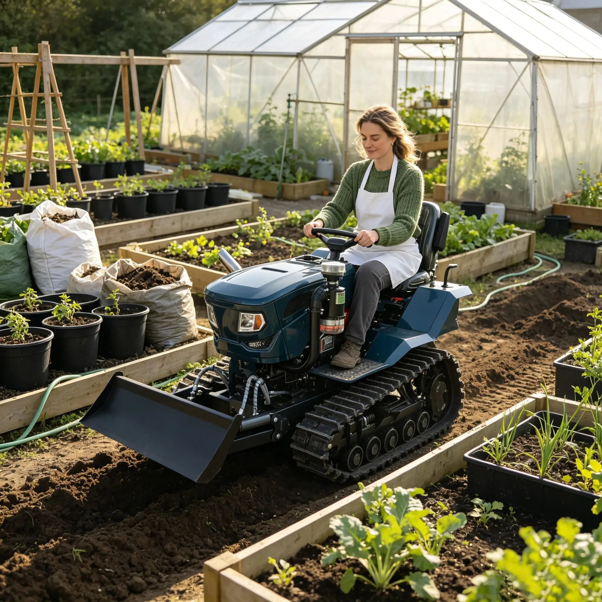 Agriculture Farming Land For Sale - 115HP High Power Crawler Agricultural Tractor