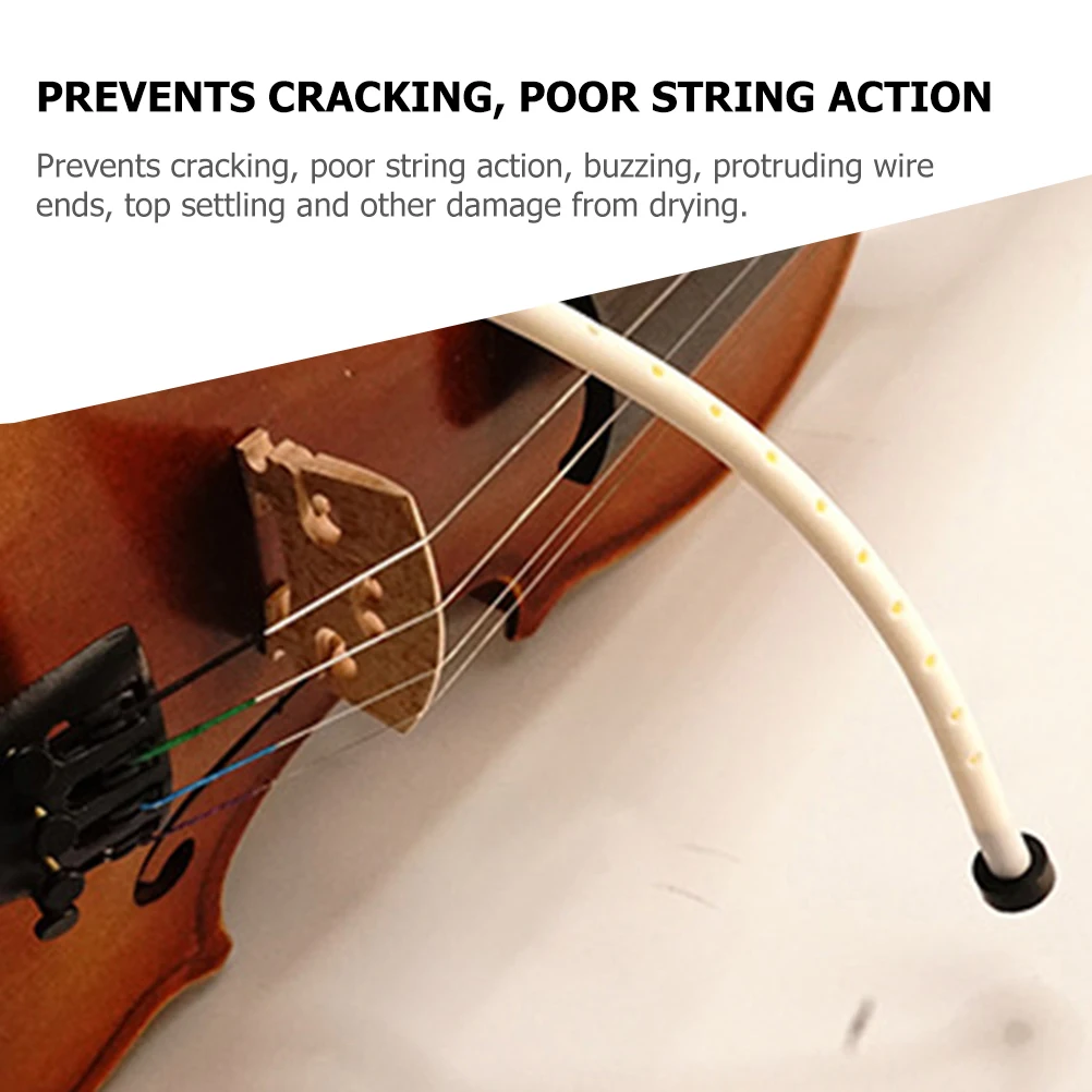 

Violin Humidifier F Hole Moisturizer Soft Rubber Accessory Prevents Cracking Instrument Maintenance Tool Portable Violin Panel