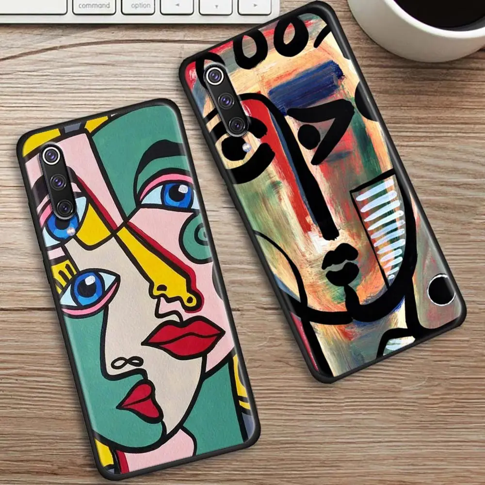 Picasso Abstract Art Painting Phone Case For Xiaomi 10T 11 12 11T 12T 13 13T POCO X3 X4 X5 M3 M4 M5 M6 F5 F6 PRO 5G Case Funda