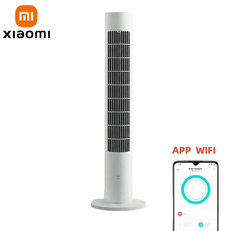 

XIAOMI Smart DC Frequency Conversion Tower Fan 2 Home Electric Vertical Fan Rechargeable Support MI HOME App Summer Fan Warranty