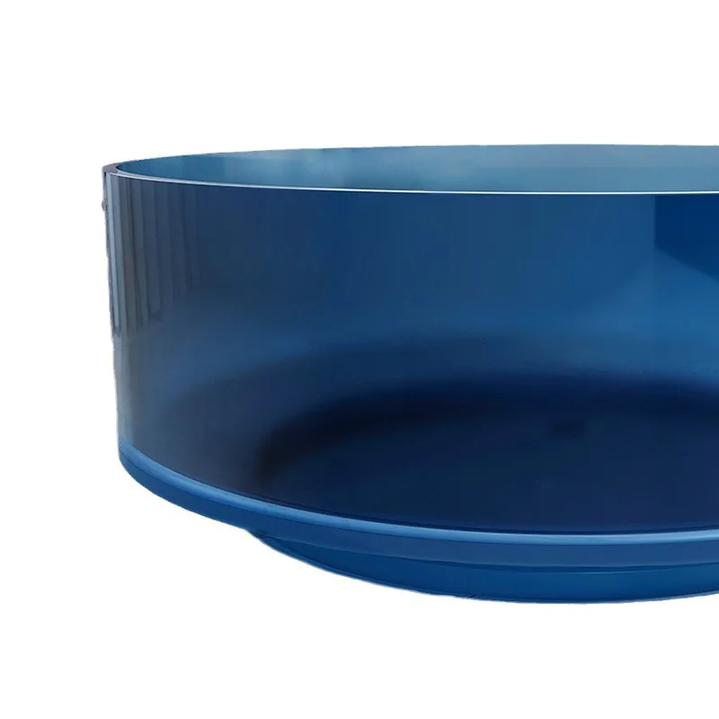 

Round transparent resin bathtub independent family hotel B & B Internet celebrity double crystal bathtub