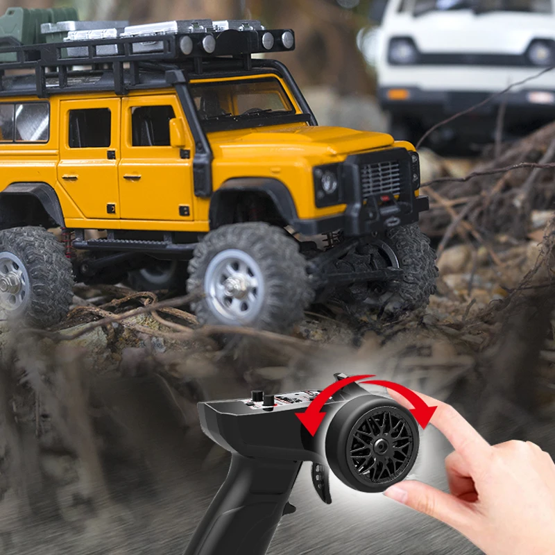 1:28 Mini RC Car SG2801 2.4G Simulation Remote Control 4WD Off-Road Climbing Truck with Front and Rear Lights Vehicle Model Toy