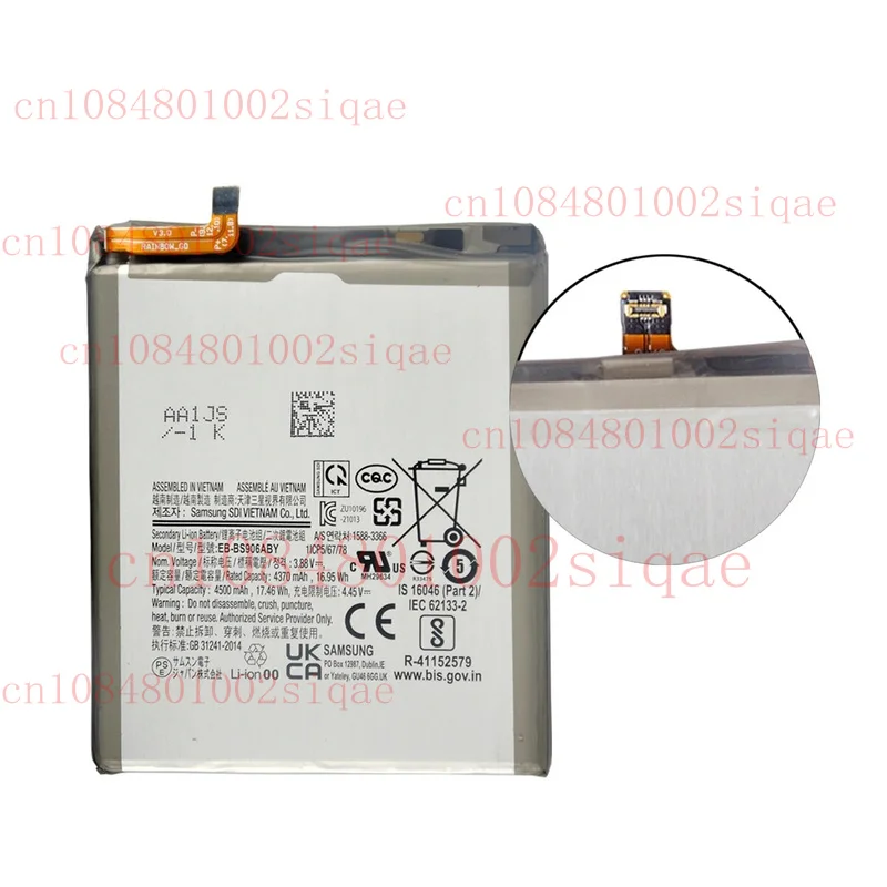 

New battery for Samsung Galaxy S22 PLUS EB-BS906ABY Replacement Genuine 4500mAh