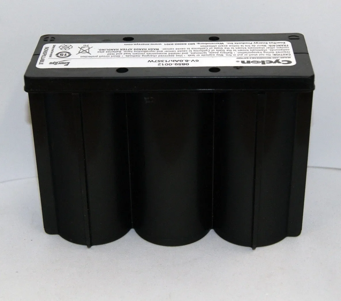 Sikelon 6V 8A, 0859-0012, Nellcor NPB 4000, M3921 battery