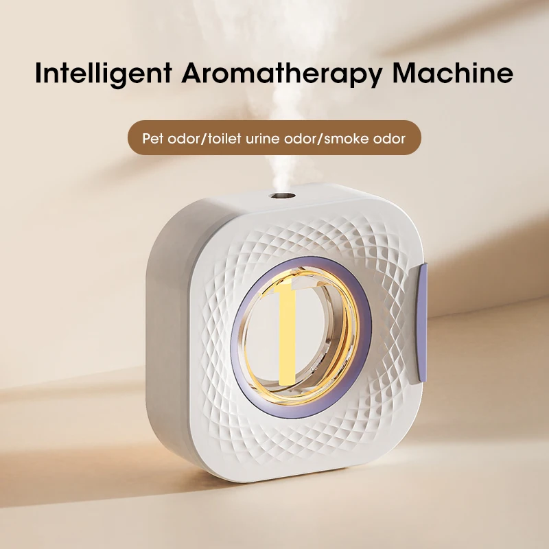 USB Mini Smart Aromatherapy Diffuser Essential Oil Nebulizer For Home Car Air Purification Deodorization Long-Lasting Fragrance