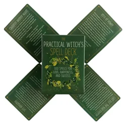 The Practical Witchs Spell Deck Tarot Cards A 100 Oracle English Visions Divination Edition Borad Playing Games