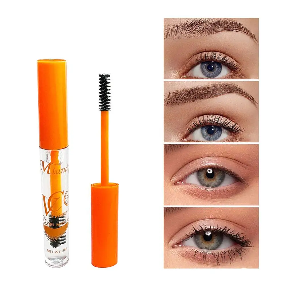 4 Color Waterproof Eyebrow Gel Tint Liquid Cosmetic Enhancers Brow Cream Long-lasting 3D Mascara Cream Makeup With Brush