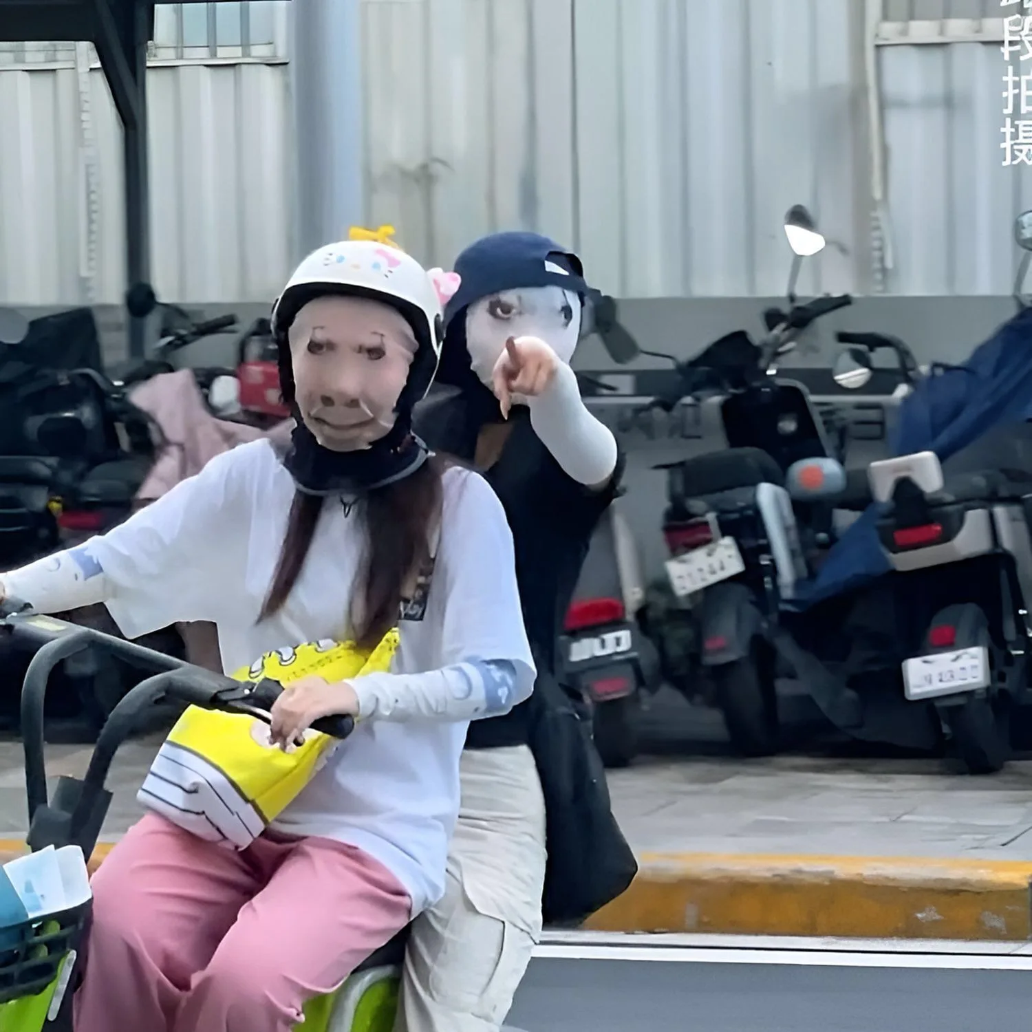 Funny Expression Face Mask Cosplay Anime Men Halloween Party Costumes Accessories Mesh Helmet Friends Gifts Sun protection Masks