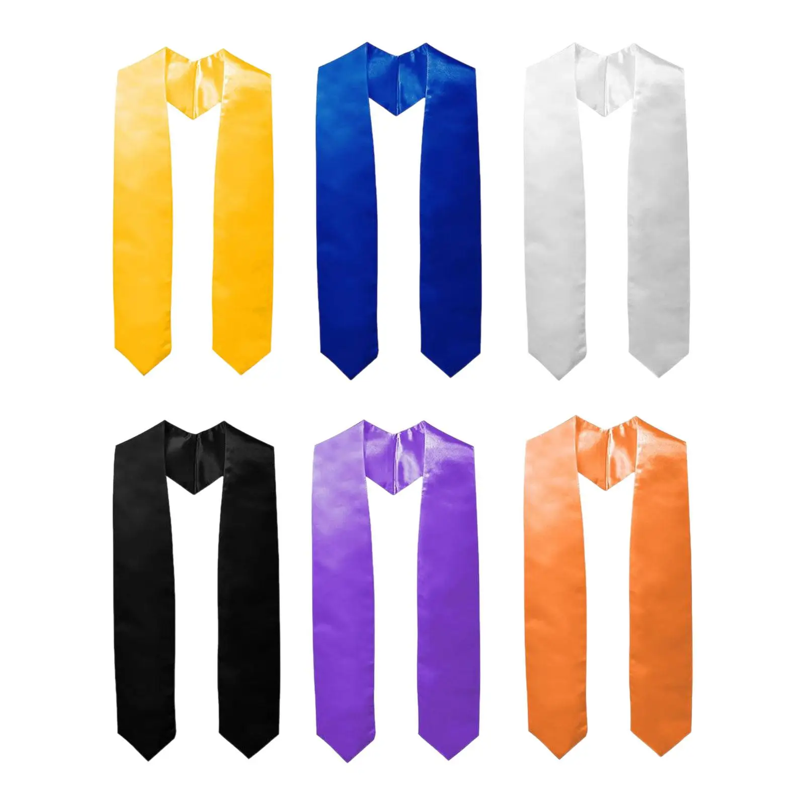 Graduation Stole Scarf 72inch for College Graduation Ceremonies Photo Props