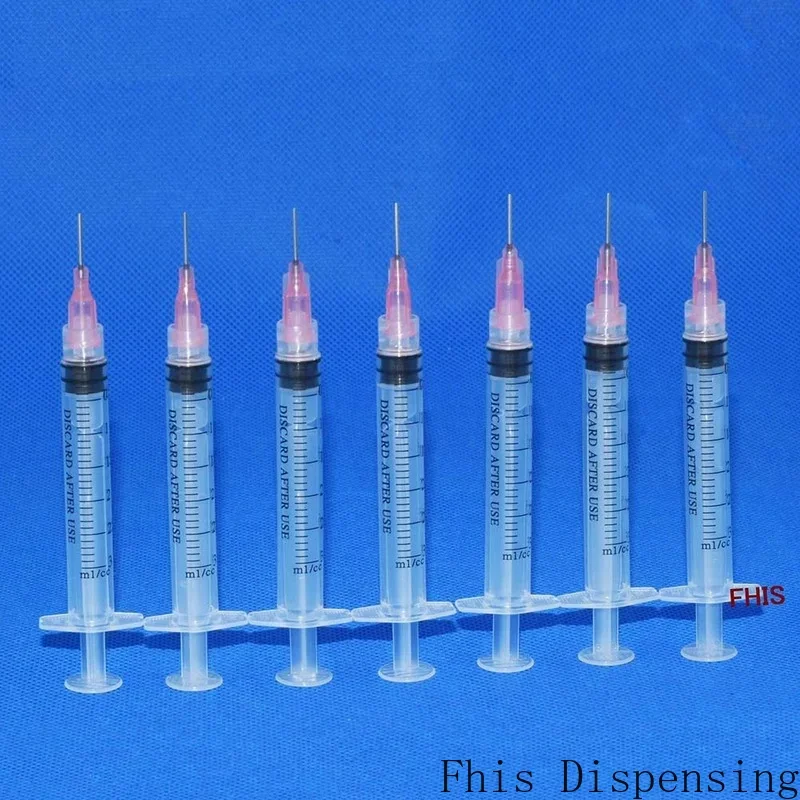 3cc/3 مللي حقنة 20 جرام الأزرق بلانت الاستغناء إبرة غراء لاصق الحناء السوائل 0.5 بوصة إبرة حادة طبية الاستغناء إبرة حزمة من 5