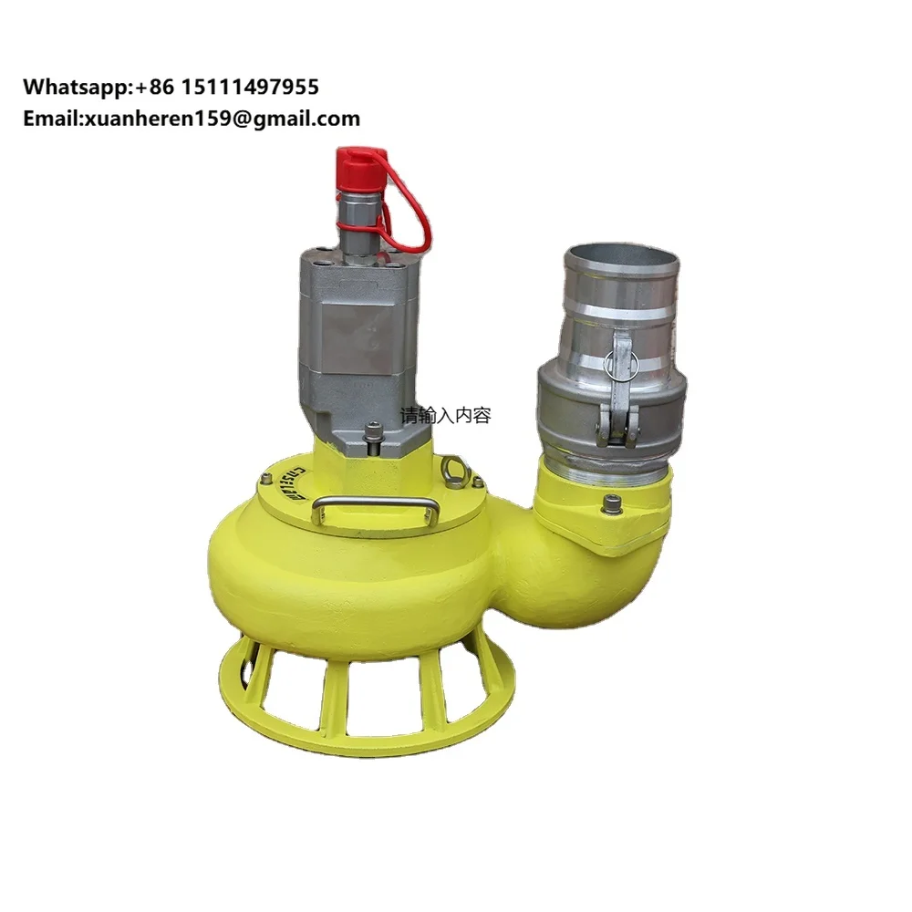 Pompe à eau hydraulique de 3 pouces, pompe à eaux usées, pompe à boue pour l'irrigation