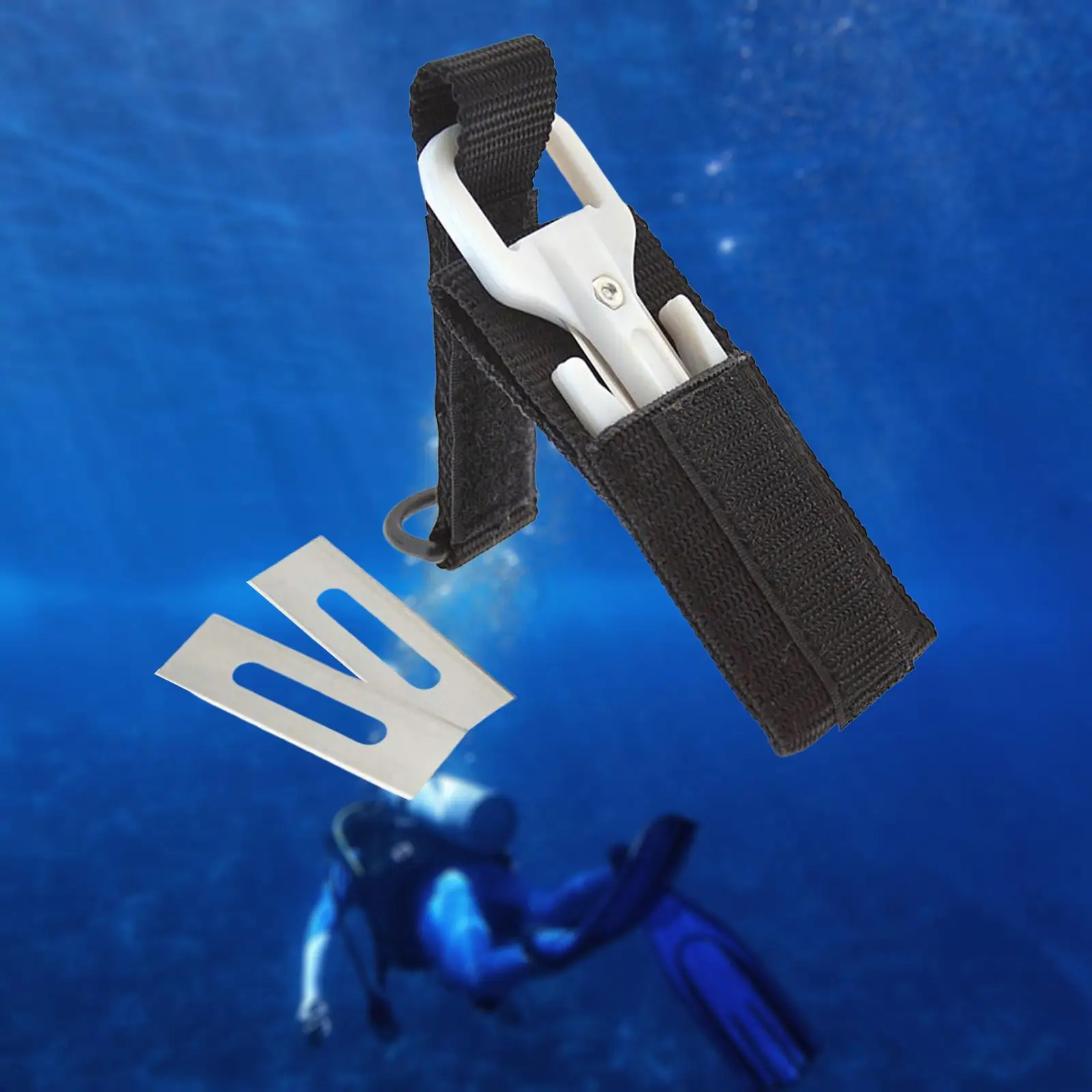 Nylon Scuba Dive Line Cutter with Extra Blades Snorkeling Knives for Diving