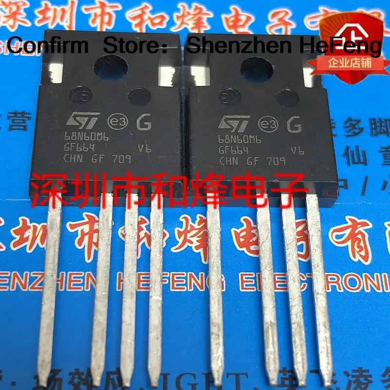 5PCS-10PCS 68N60M6 STW68N60M6-4  TO-247-4  NEW AND ORIGINAL ON STOCK