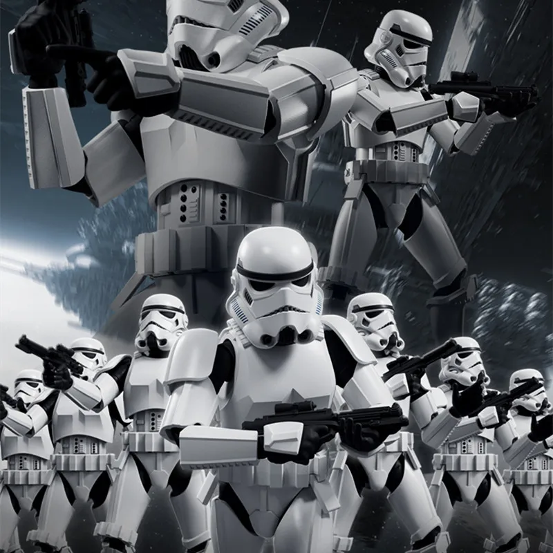 الأصلي Blokees حرب النجوم جندي Stormtrooper دارث فيدر عمل أرقام نموذج الجمعية اللعب سطح المكتب زخرفة هدايا عيد الميلاد