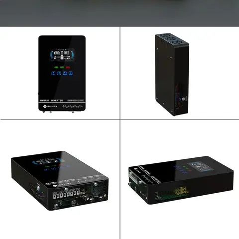 SUMRY 4KW 6KW 120V Off Grid Solar Inverter 24V 140A 5600W MPPT Charger Pure Sine Wave Home Inverter 6.25 Inch LCD Display