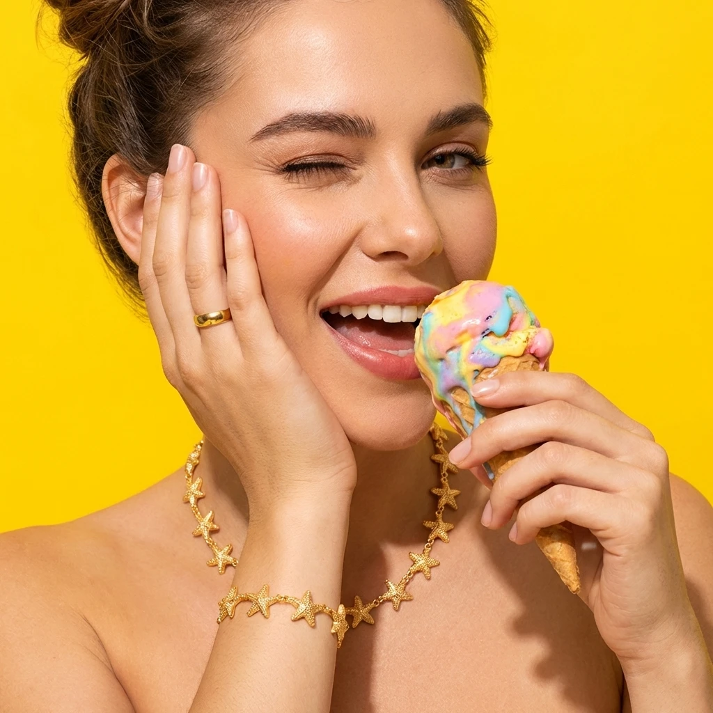Boho Goldfarben Seestern Halskette und Armband Set für Frauen Strand Ozean Thema Kette Armreif Schmuck Sommer Urlaub Accessoires Geschenk – Detail 11