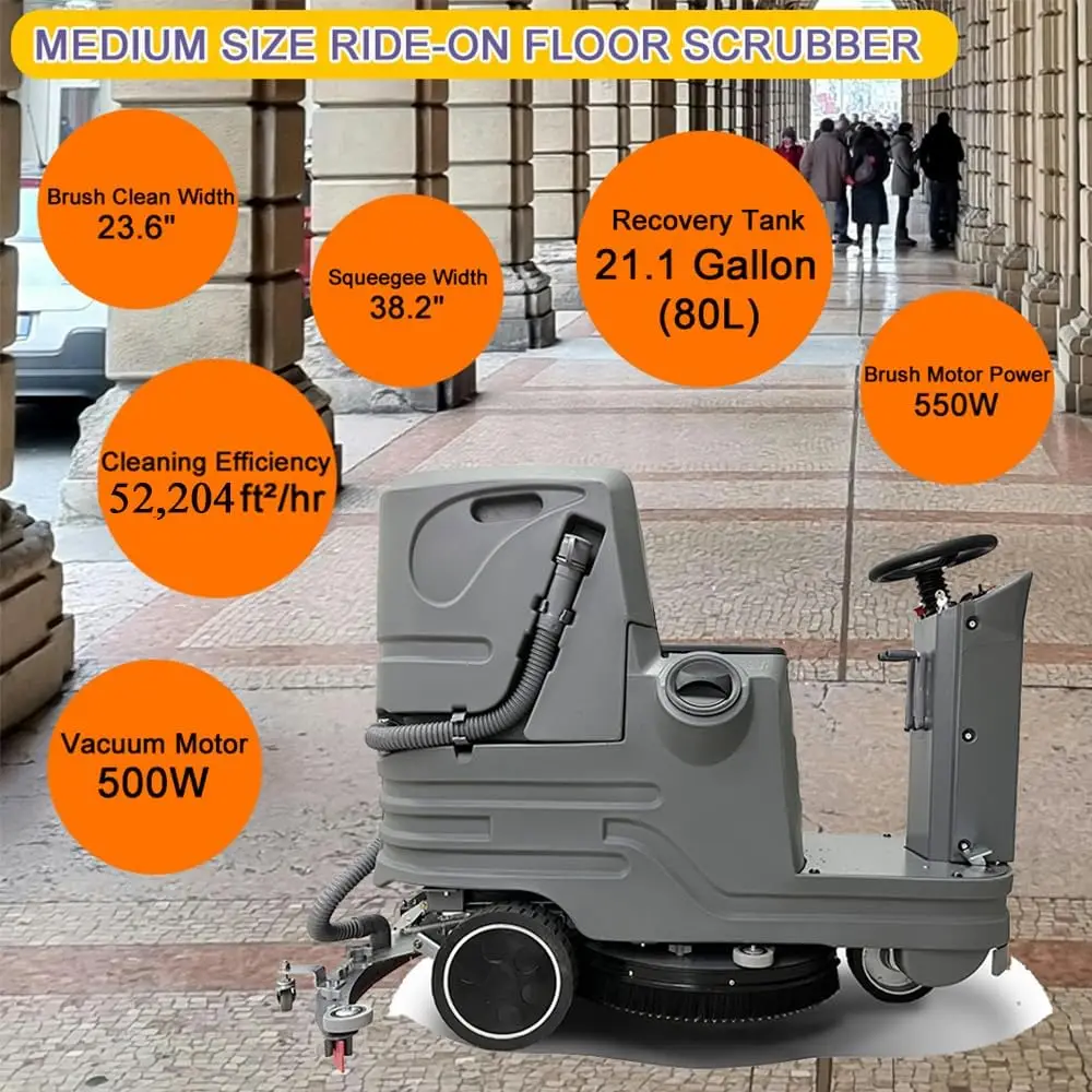 Driving Floor Scrubber 21 