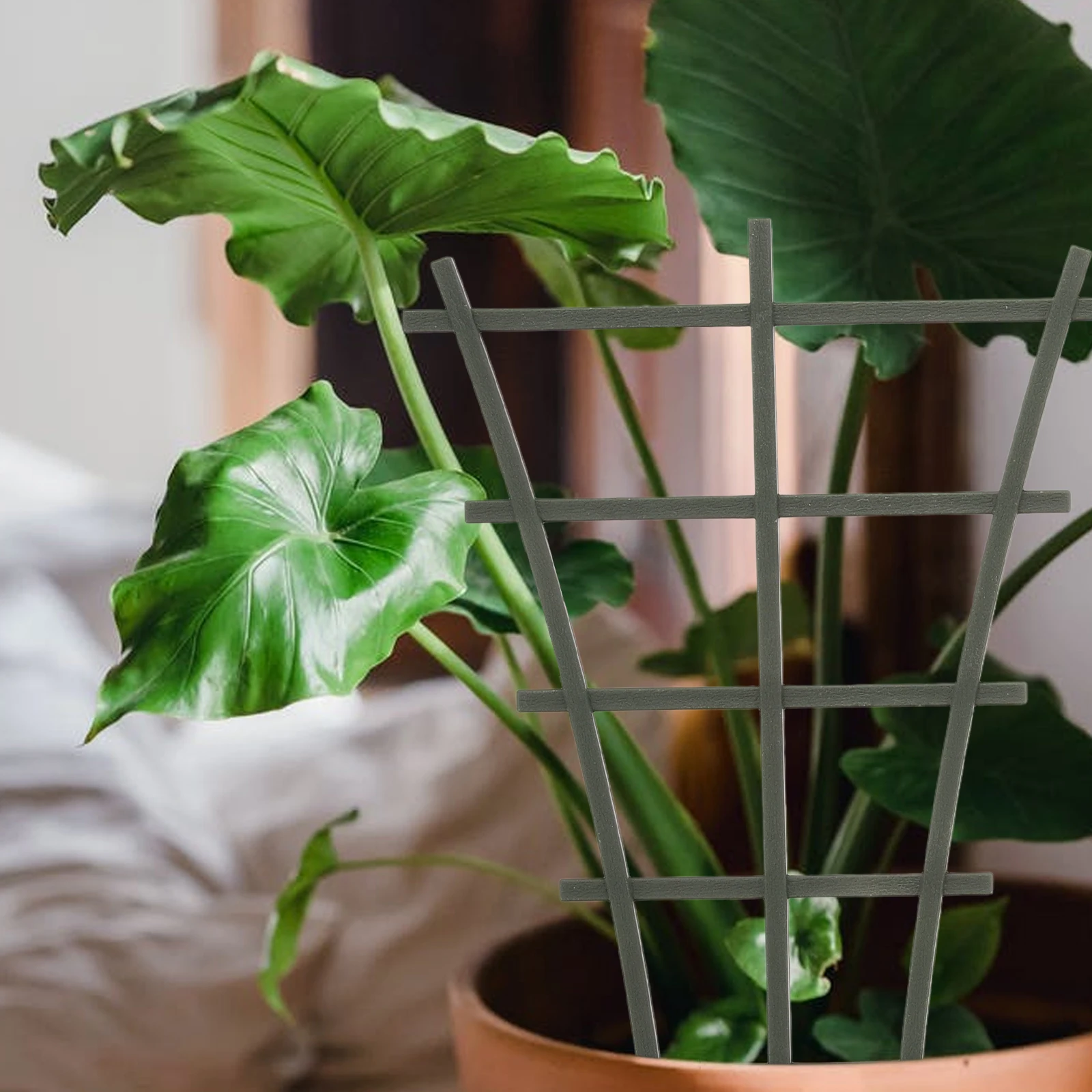 

3pcs Large Plastic Climbing Plant Support Stake Shape Trellis for Vine Vegetables Flowers Garden Use for Tomatoes