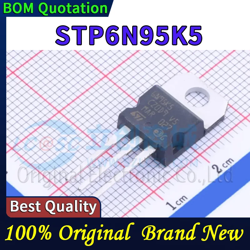 STP6N95K5 6N95K5 متوفر في المخزون، شحن خلال 48 ساعة، غطاء هاتف صلب من البولي كربونات