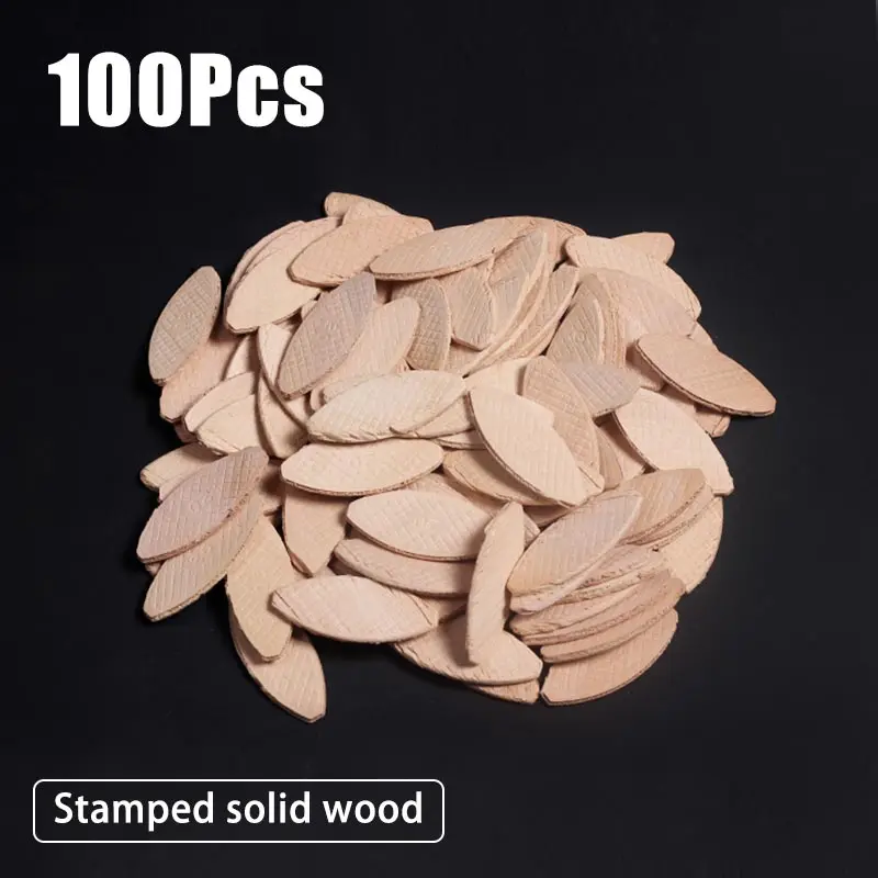 Diy Painel de Madeira Mortising Machine Emenda Cookie Tenon Beechwood Lascas de Madeira Corte Juntos 10 20 100 Pcs