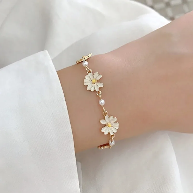 New Korean Fashion Zircon Butterfly Bracelets for Women Cute Gold Color Stainless Steel Chains Bangles Party Jewelry Girl Gift