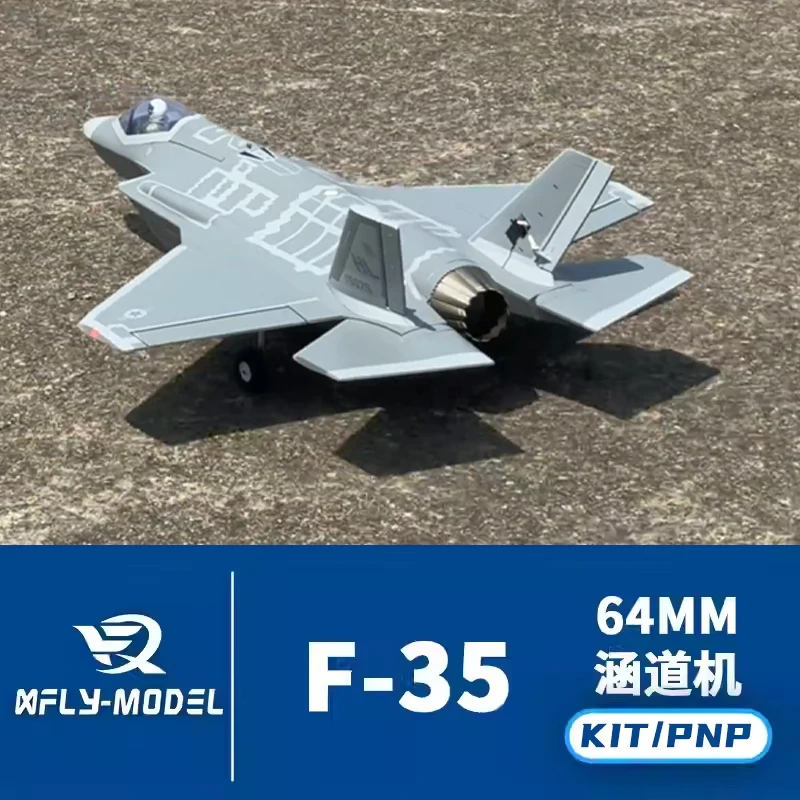 

XFly 64mm F-35 Lightning II KIT/PNP version RC Electric Aircraft Fixed Wing Model foam Outdoor Assembly Remote Control Adult Toy