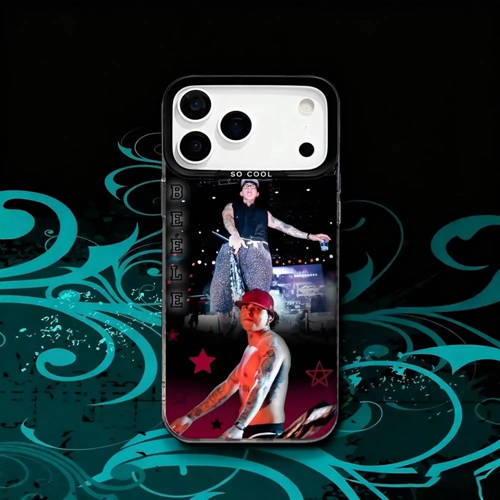 حافظة هاتف Rapper B-BEELE Tour 2025 لهواتف iPhone 17,16,15,14,13,12,X,8,Pro,Max,Plus,SE4,Air, Mini HD Black IMD Matte