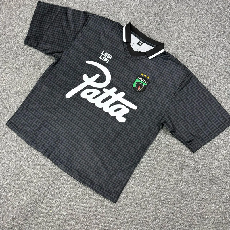 American Summer Trend PATTA Jersey High Quality Color Blocking Embroidery Sports Polo Shirt Short-sleeve Patta T-shirt