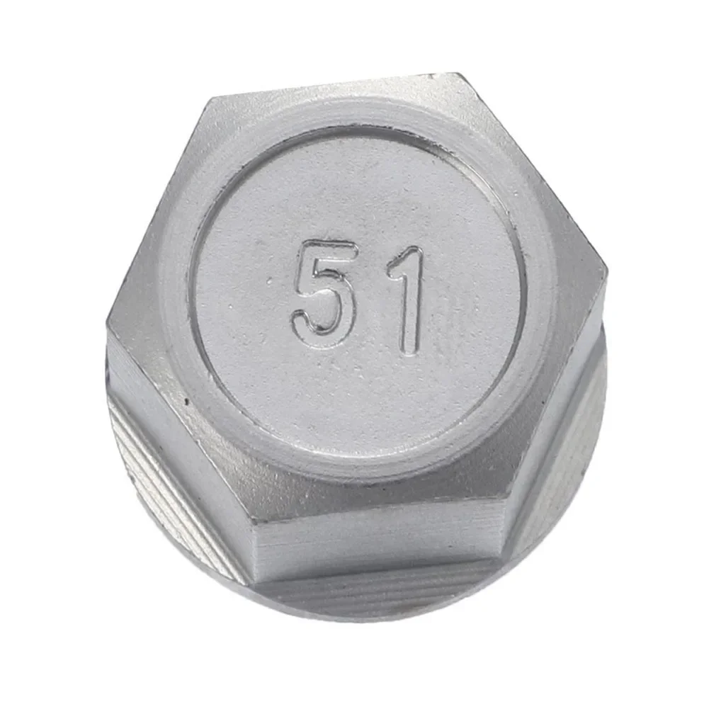 Wheel Lock Lug Nut For Passat For Golf  For Rabbit 6 Teeth Number 51 Hollow Car Anti Theft Wheel Lock Lug Nut Screw Removal Key