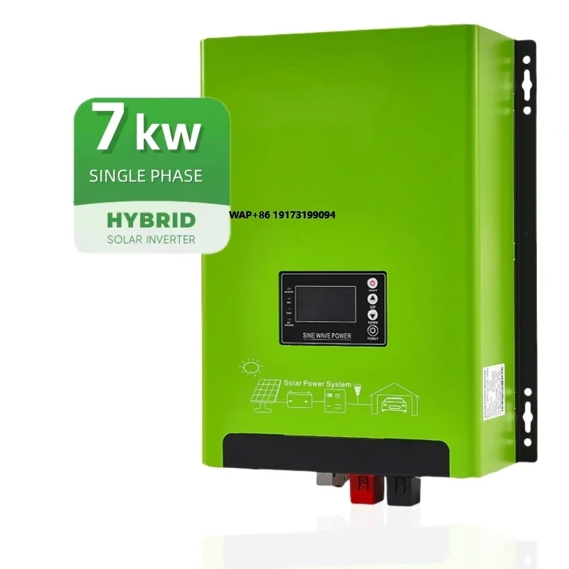 New product Hybrid solar off-grid inverter 3KW 4KW 5KW 6KW 120V 240V solar inverter Built-in 30A 60A MPPT hybrid solar inverter