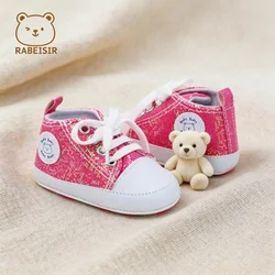 Men's and Women's Canvas Shoes for Infants Aged 0-18 Months, Soft Soled Breathable Anti Slip Sequin Style